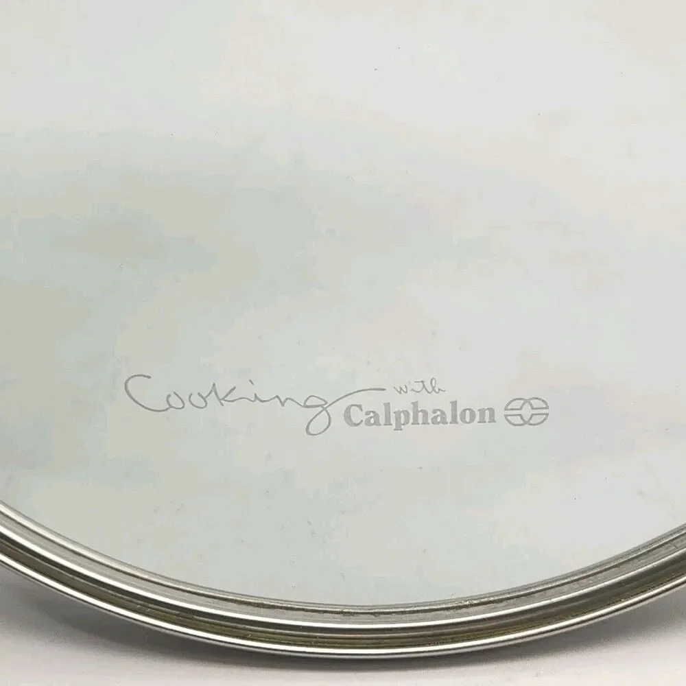 Cooking With Calphalon Replacement Glass Lid Cover 10.5” Silicon Handle